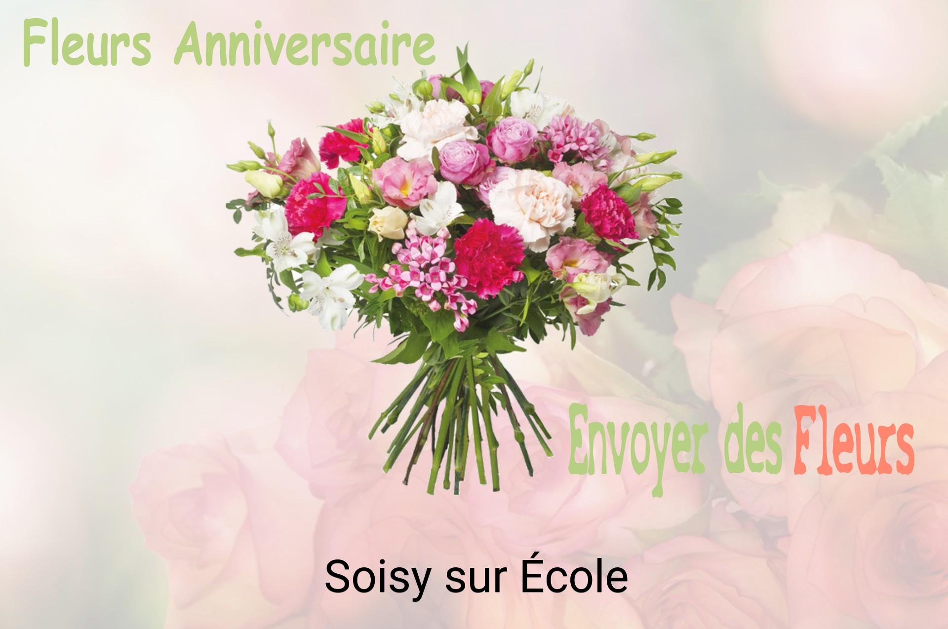 Bouquet de fleurs d’anniversaire livré à Soisy-sur-École